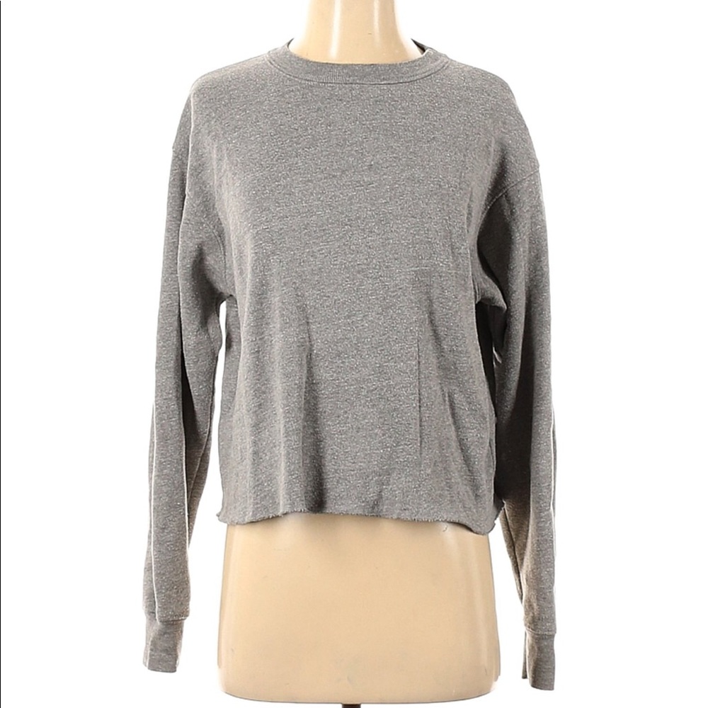 John Galt Grey Pullover Sweater